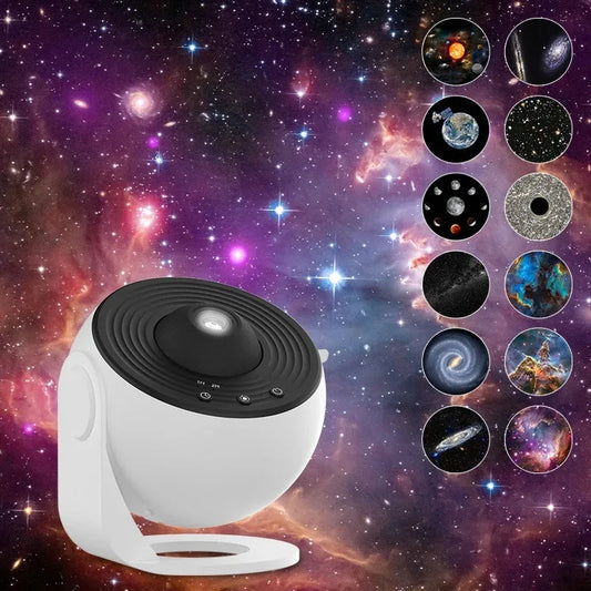 Galaxy Projector Night Light – 360° Rotating Starry Sky Lamp for Kids & Home Decor