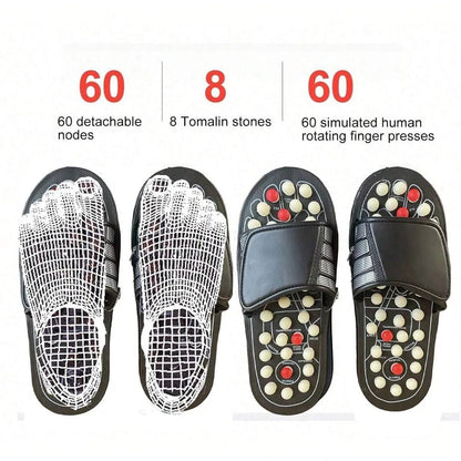 AcuStep™ – Chaussons de massage rotatifs pour points d'acupuncture 