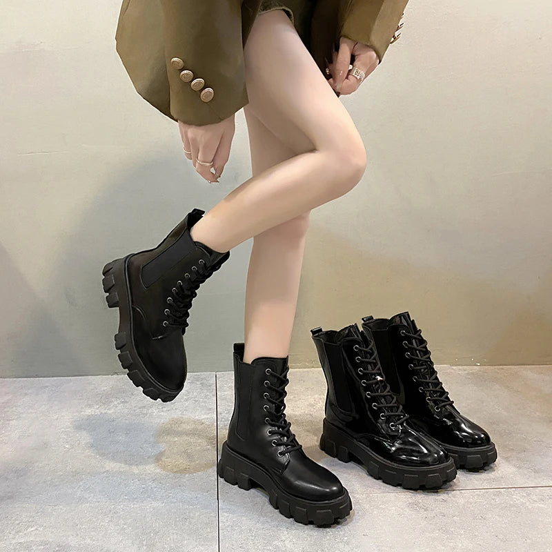 PowerStride™ – Bottes à plateforme et talon épais pour femmes 