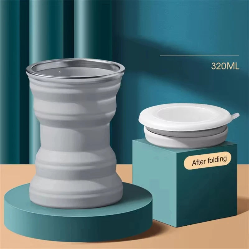 Sip Anywhere, Pack Everywhere – The Ultimate Space-Saving Travel Mug!