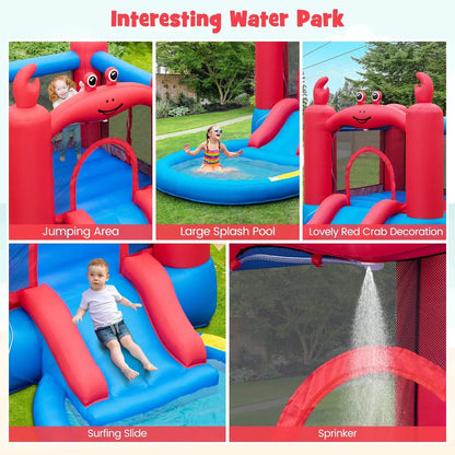 CrabbySplash™ Inflatable Water Park – Bounce, Slide & Play All Day!