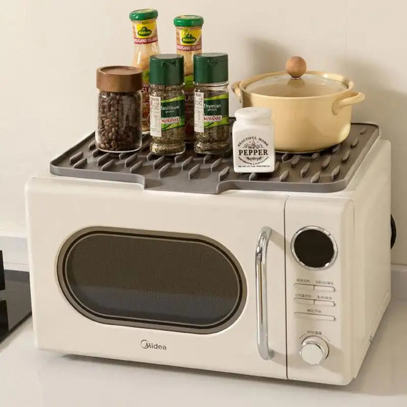 FlexiMat™ – Tapete de cocina plegable de silicona resistente al calor y al drenaje 