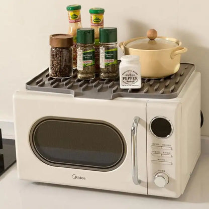 FlexiMat™ – Tapete de cocina plegable de silicona resistente al calor y al drenaje 