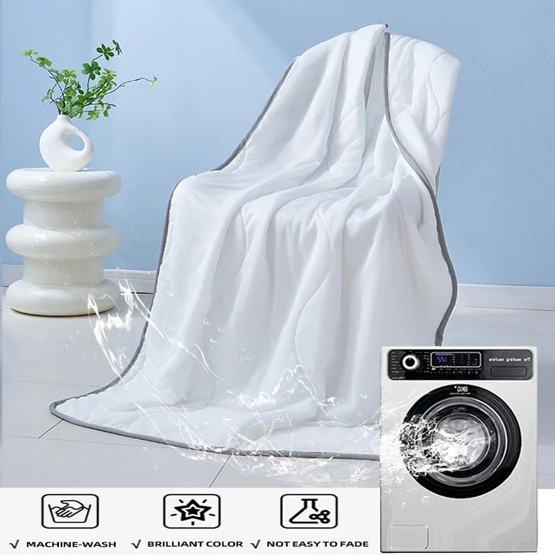 BreezeCool™ – Manta refrescante de verano de doble cara
