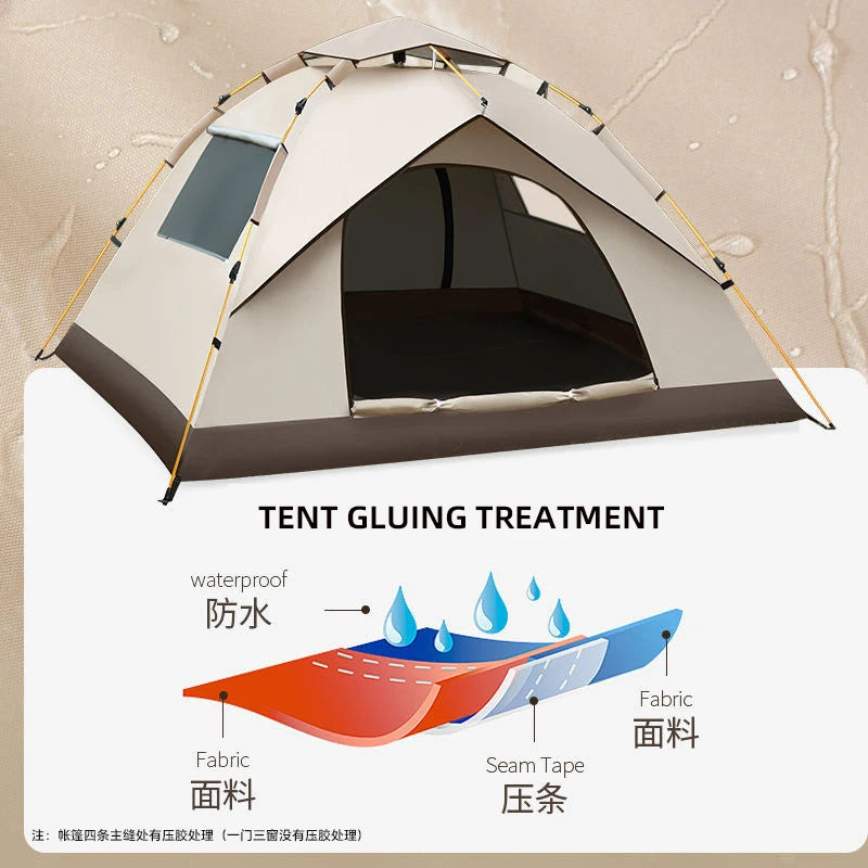 SwiftCamp™ – Tente pliante automatique et étanche pour 4 personnes 