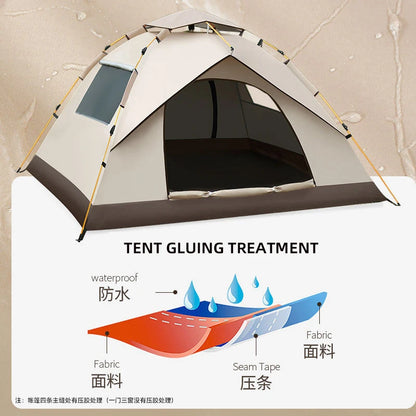 SwiftCamp™ – Tente pliante automatique et étanche pour 4 personnes 
