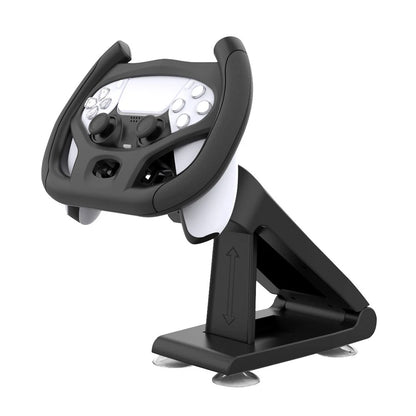 GAMINJA™ Racing Steering Wheel for PS5 – Multi-Axis Controller with Mounting Bracket