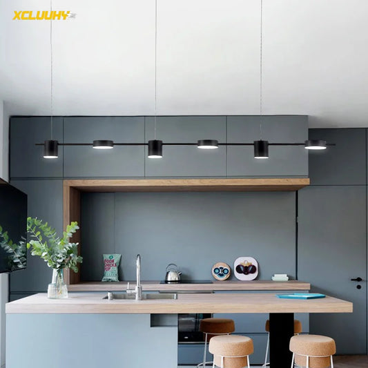 Modern LED Chandelier – Dimmable Ceiling Light for Living Room, Dining Table & Kitchen