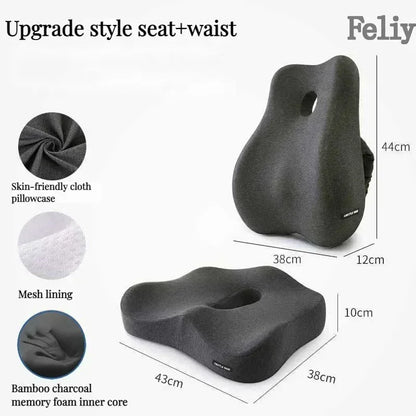 Coussin en mousse à mémoire de forme PostureFlow™ – Confort avancé avec technologie thérapeutique