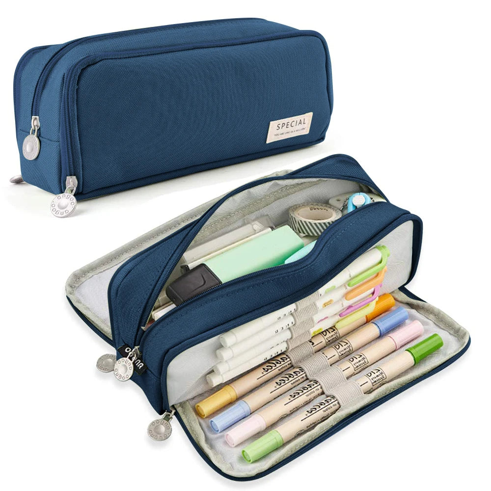 Estuche MaxiHold™ con 3 cremalleras: el organizador de papelería definitivo