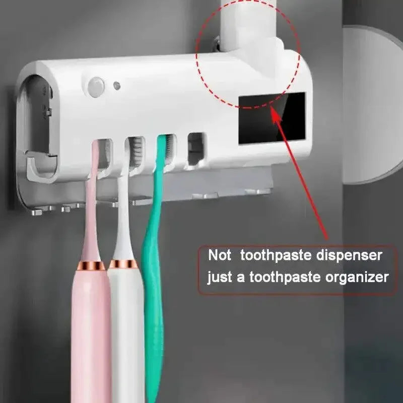 Stérilisateur et support de brosse à dents UV SolarGuard™ 