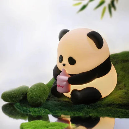 Cute Axolotl Silicone Night Light – Touch-Controlled USB Rechargeable Lamp