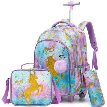 Ensemble de chariots scolaires 3 en 1 RollieBuddies™