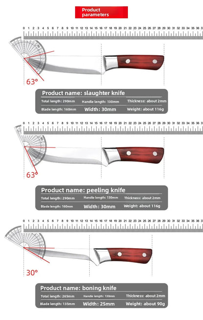 ForgeEdge™ – Cuchillo de carnicero y deshuesador de acero inoxidable