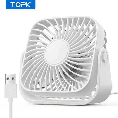 BreezeBuddy™ – Miniventilador USB de 4” 