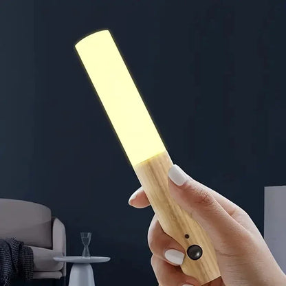 Intelligent Human Body Induction Night Light LED Rechargeable Corridor/Cabinet/Toilet Wall Light Energy-Saving Durable Portable