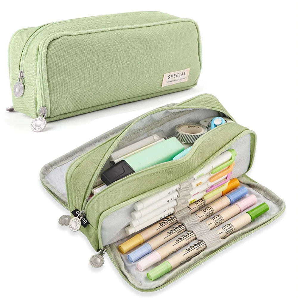 Estuche MaxiHold™ con 3 cremalleras: el organizador de papelería definitivo