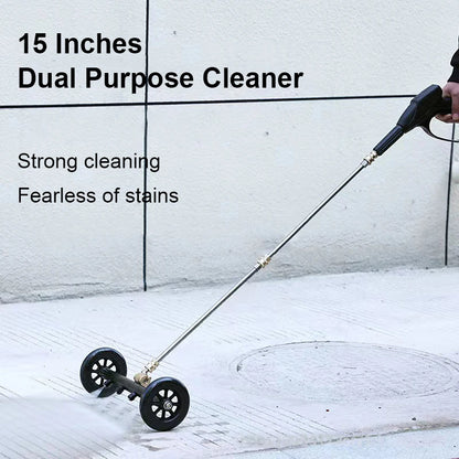 HydroSweep™ – Cepillo multifuncional de alta presión para limpieza de coches y suelos 