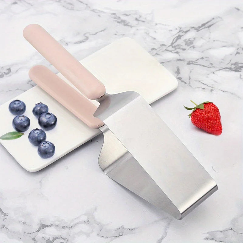 SliceEase™ – Stainless Steel Cake Cutter & Lifter