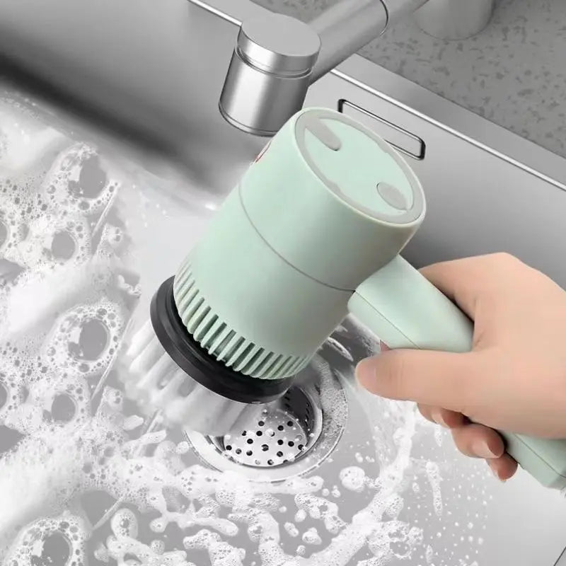 ScrubMaster™ 5-en-1 – Brosse de nettoyage électrique