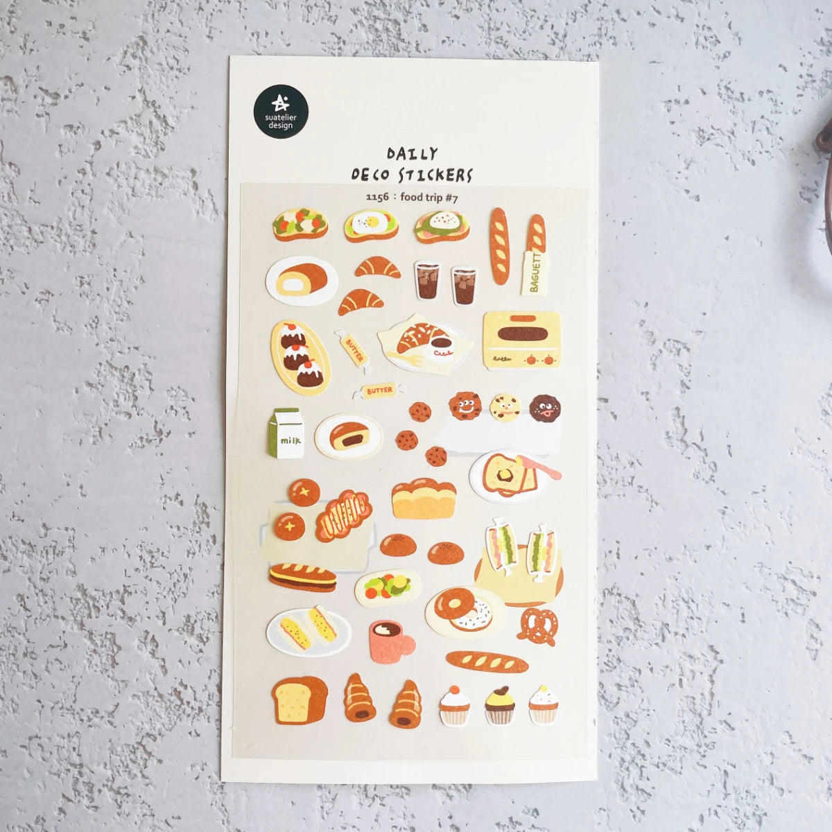 Ensemble d'autocollants Suatelier™ Kawaii Days – Essentiels de la déco coréenne