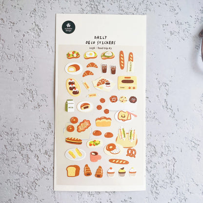 Ensemble d'autocollants Suatelier™ Kawaii Days – Essentiels de la déco coréenne