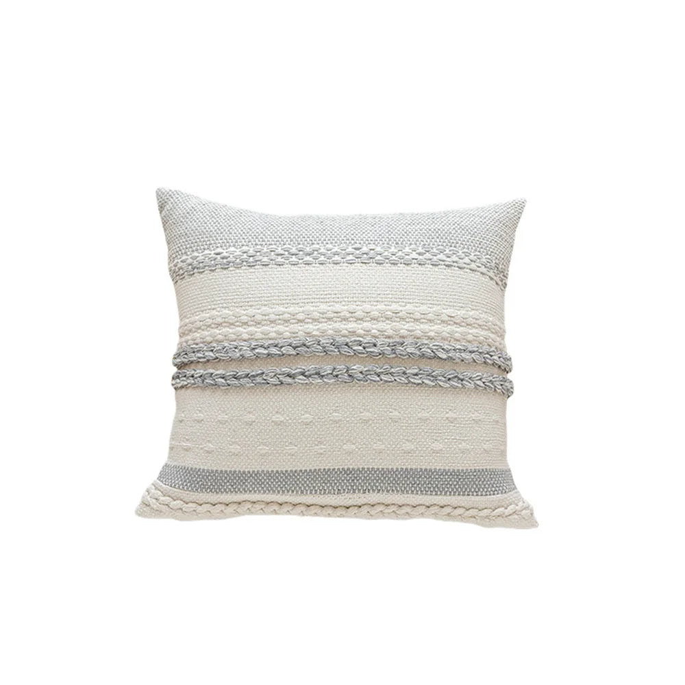 LuxeStripe™ – Funda de cojín premium 