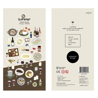 Ensemble d'autocollants Suatelier™ Kawaii Days – Essentiels de la déco coréenne