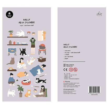 Ensemble d'autocollants Suatelier™ Kawaii Days – Essentiels de la déco coréenne