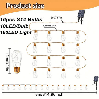 RustiRay™ Solar Fairy Lights