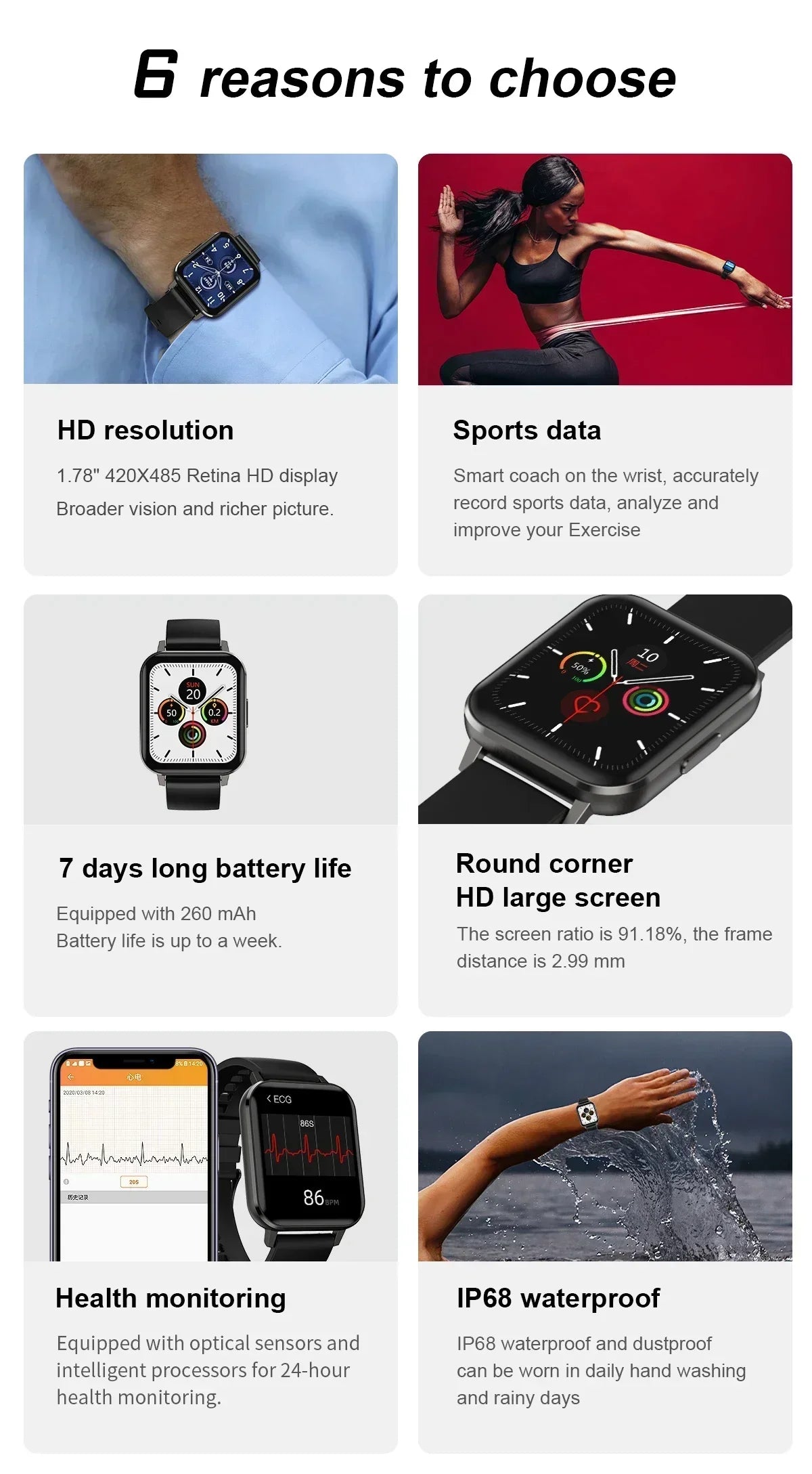"The Ultimate Smartwatch for Health, Fitness, and Seamless Connectivity"