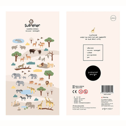 Ensemble d'autocollants Suatelier™ Kawaii Days – Essentiels de la déco coréenne