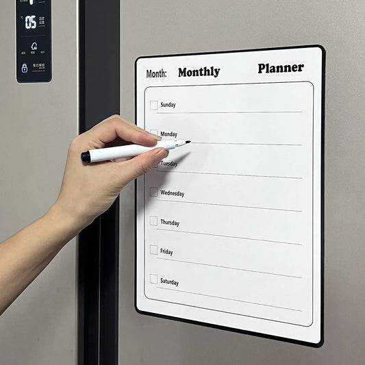PlanItMag™ Planificateur magnétique réinscriptible pour réfrigérateur