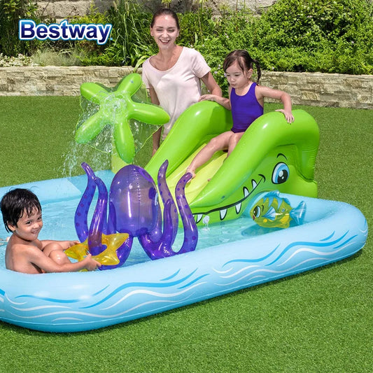 AquaSplash™ Adventure Pool – Centre de jeux gonflable avec aquarium