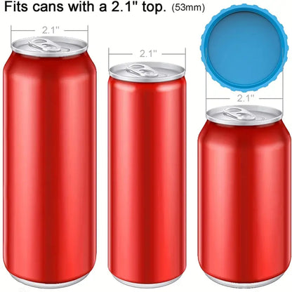FizzSeal™ – Tapas de silicona para latas (6 unidades)