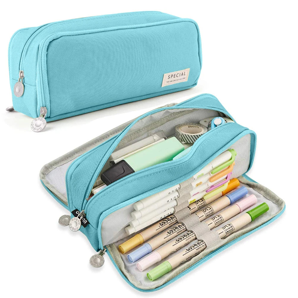 Estuche MaxiHold™ con 3 cremalleras: el organizador de papelería definitivo