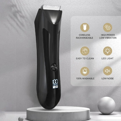 Tondeuse à cheveux et à barbe 5 en 1 ProTrim™ – Rasoir électrique de précision pour hommes et zones sensibles 