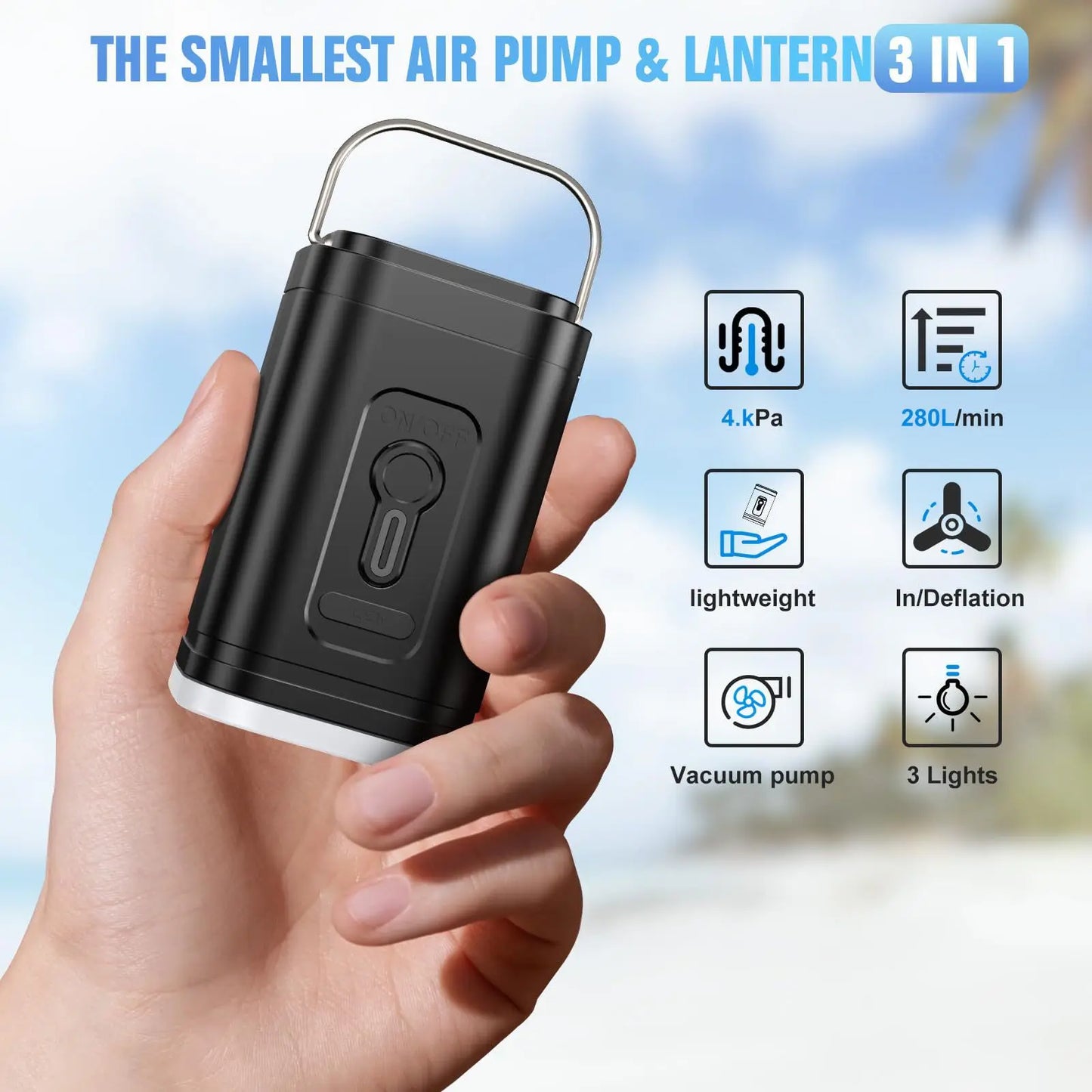 AirPack™ – Sac à dos de voyage intelligent, extensible, étanche et conçu pour les voyages modernes