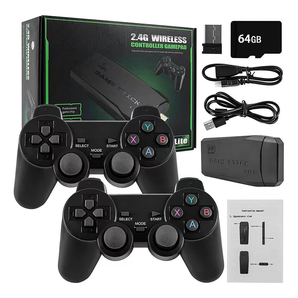 GameVault™ M8 Retro Stick 4K: ¡juega más de 40 000 juegos clásicos en tu televisor! 