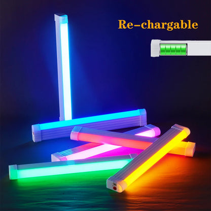 LED Video Light Wand – Handheld Rechargeable Lamp for Vlog, Streaming & Photography