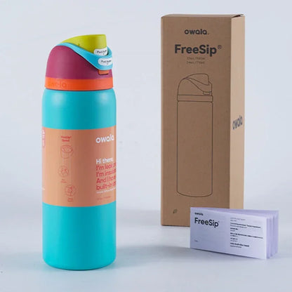 Bouteille isotherme et thermos Boneyard Owala Cup Bouteille d'eau Gobelet isotherme en acier inoxydable Tasse isotherme originale pour le froid et le chaud