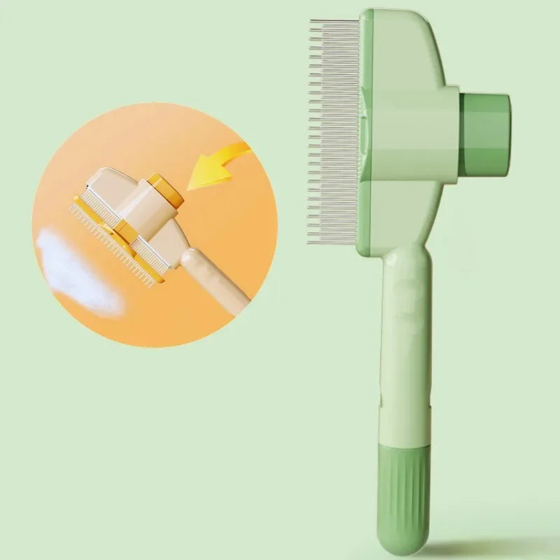 FurEase™ – Cepillo autolimpiable para el cuidado de mascotas y removedor de pelo 