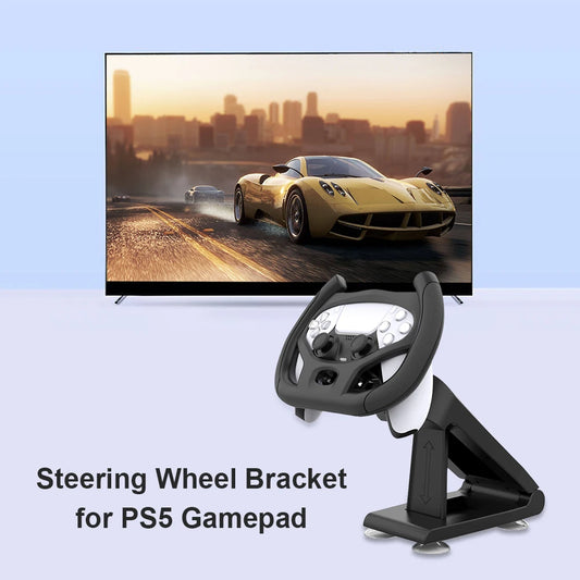 Volante de carreras GAMINJA™ para PS5: mando multieje con soporte de montaje 