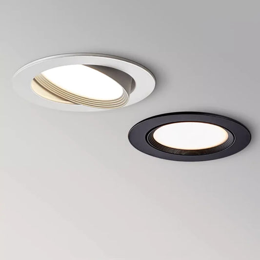 High-Performance LED Downlight – Adjustable Anti-Glare COB Ceiling Spotlight (5W–20W, CRI>98, Dimmable)