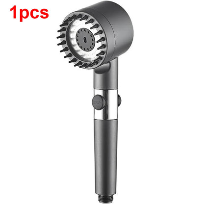 AquaFlow™ 4-Mode High-Pressure Shower – With Brush & Purifying Filters