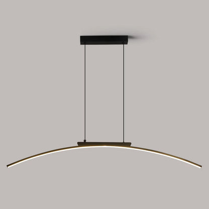 Contemporary LED Pendant Light – Sleek Adjustable Arc Lamp for Dining Room & Kitchen