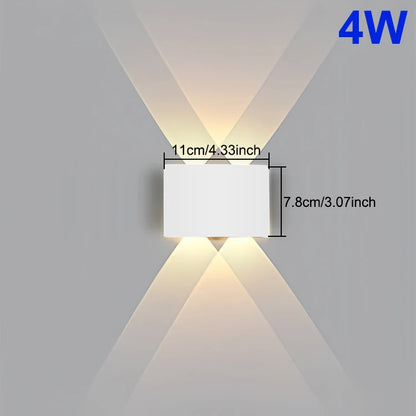 LED Waterproof Wall Light – IP65 Outdoor & Indoor Modern Lamp for Garden, Porch, Bathroom & Living Room