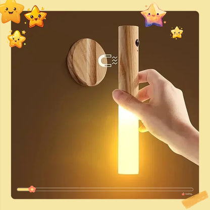 Intelligent Human Body Induction Night Light LED Rechargeable Corridor/Cabinet/Toilet Wall Light Energy-Saving Durable Portable