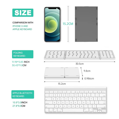 Teclado Bluetooth plegable KeyFlex™