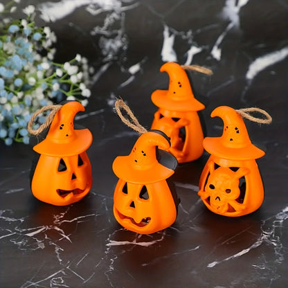 Halloween Pumpkin & Skull LED Night Light – Color Changing Table Lamp for Kids & Room Decor